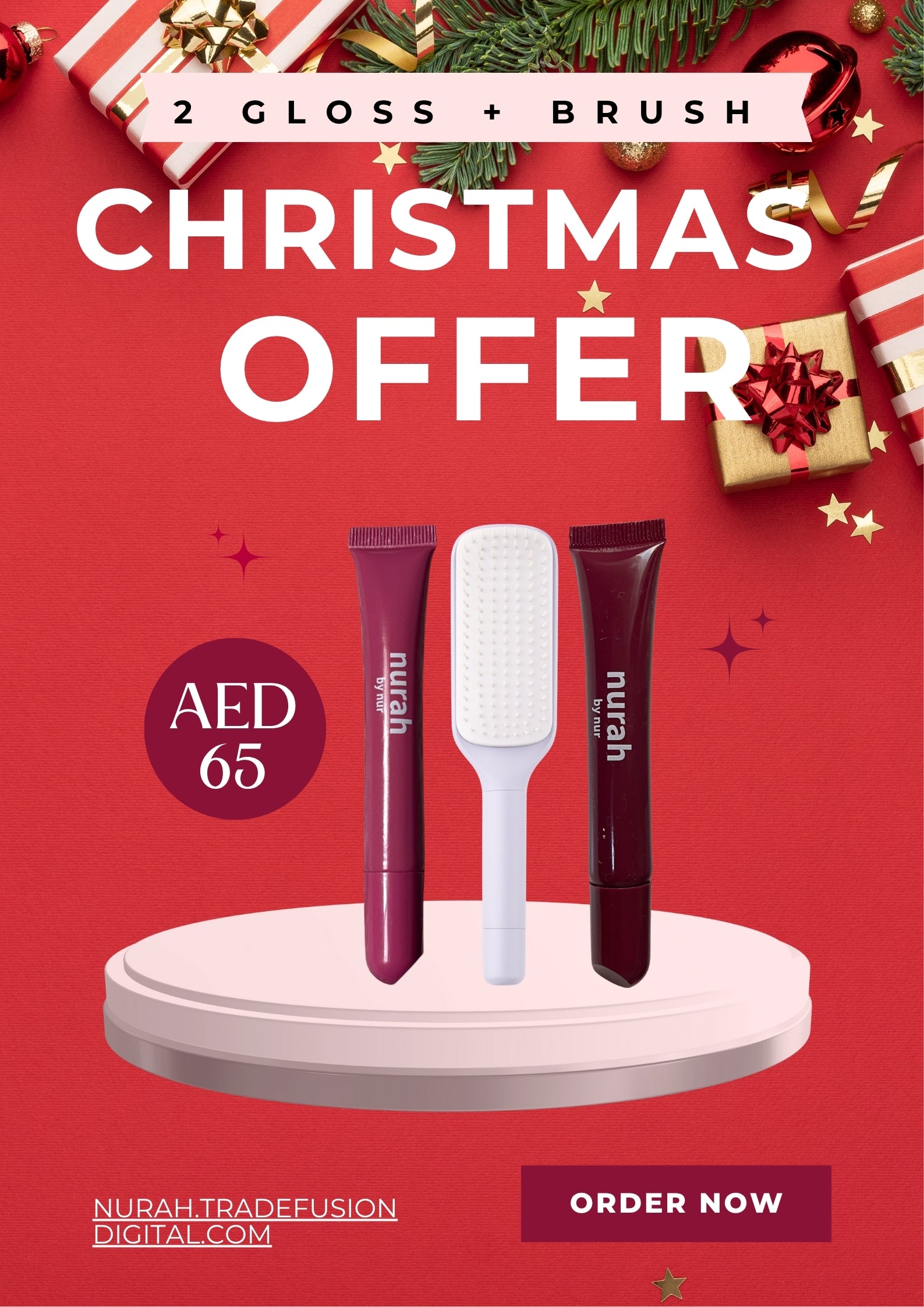 Christmas Offer - 2 Gloss + Brush